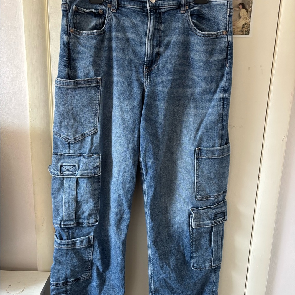 American Eagle Outfitters Light Blue Stretch Jeans